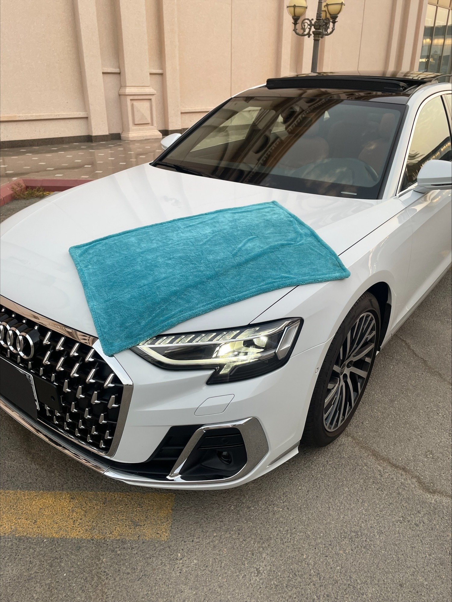 مايكروفايبر منشفة فاخرة (بدون حواف) 90*60
