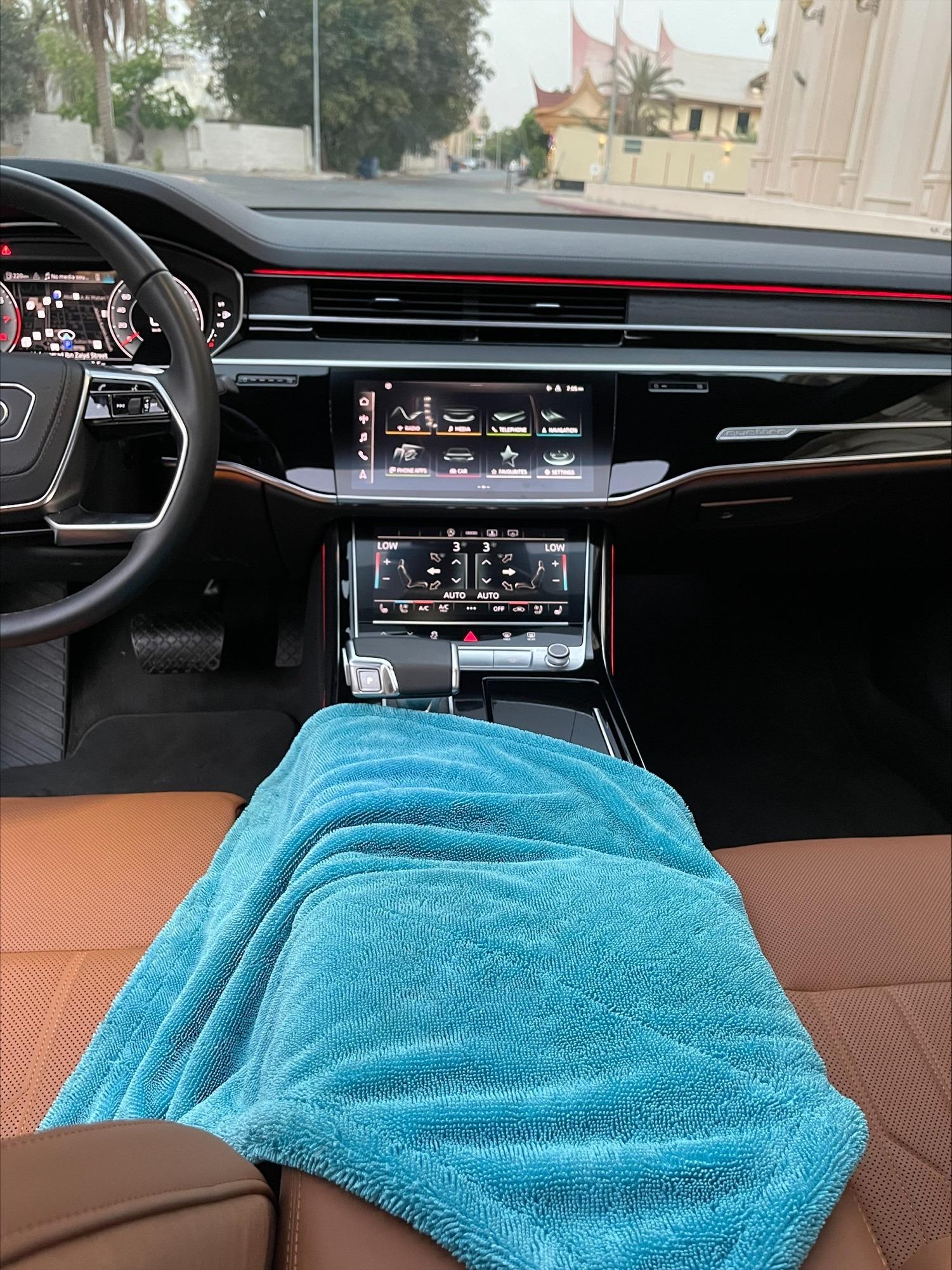 مايكروفايبر منشفة فاخرة (بدون حواف) 90*60